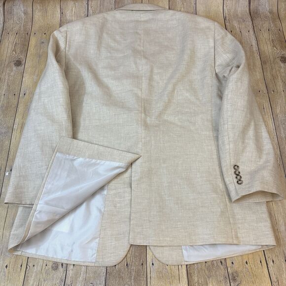 Jos A Bank Linen Wool Blazer 50R - Picture 3 of 9